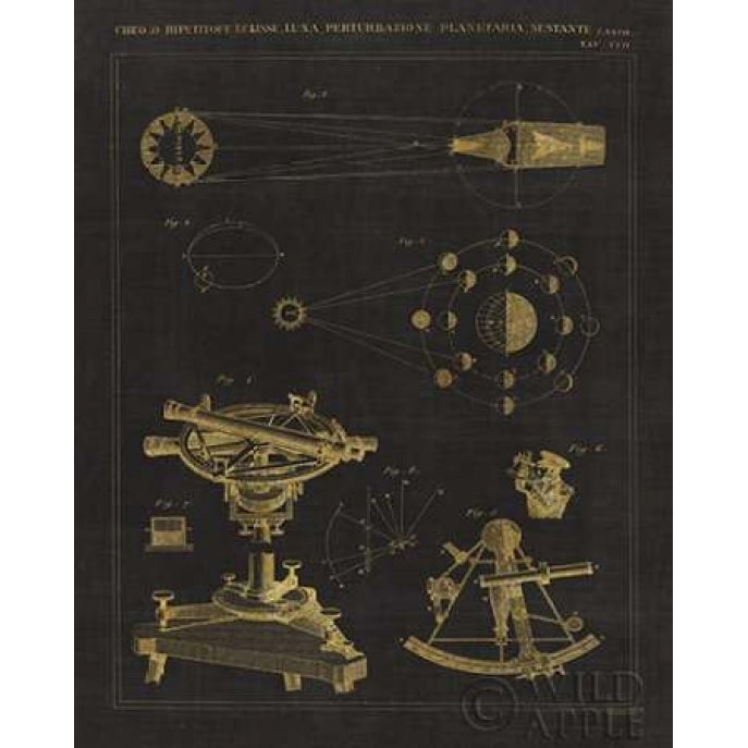 Astronomical Chart II Poster Print by Wild Apple Portfolio-VARPDX24484 Image 1