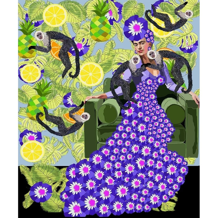 Frida in the Garden Poster Print - Lynnda Rakos-VARPDX2481615 Image 1