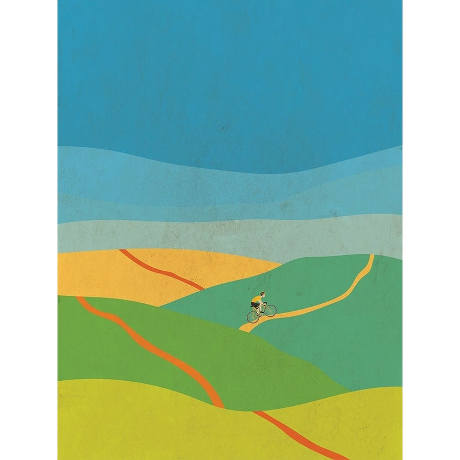 Evening Hill Climb Poster Print - Jon Downer-VARPDX2490619 Image 1