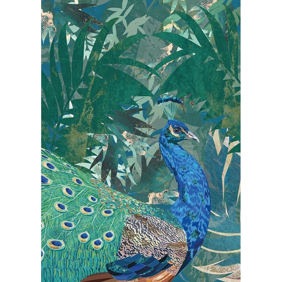 Peacock in the tropical jungle Poster Print - Sarah Manovski-VARPDX2494580 Image 1