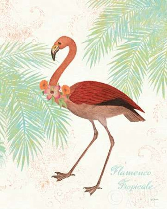 Flamingo Tropicale II Poster Print by Sue Schlabach-VARPDX24972 Image 1