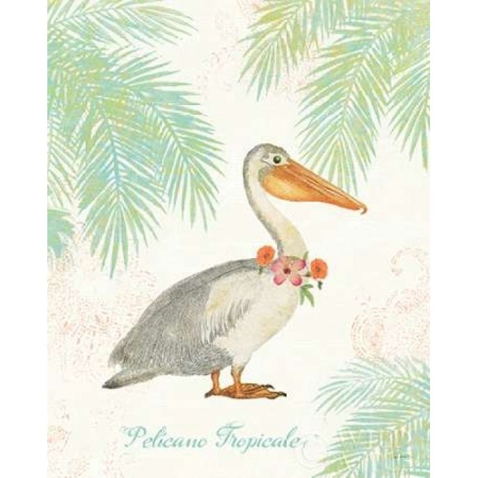 Flamingo Tropicale I Poster Print by Sue Schlabach-VARPDX24971 Image 1