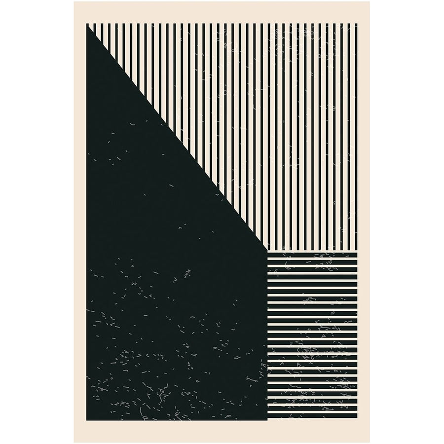 Black And White Geometric Shapes 3 Poster Print - Jay Stanley-VARPDX2499717 Image 1