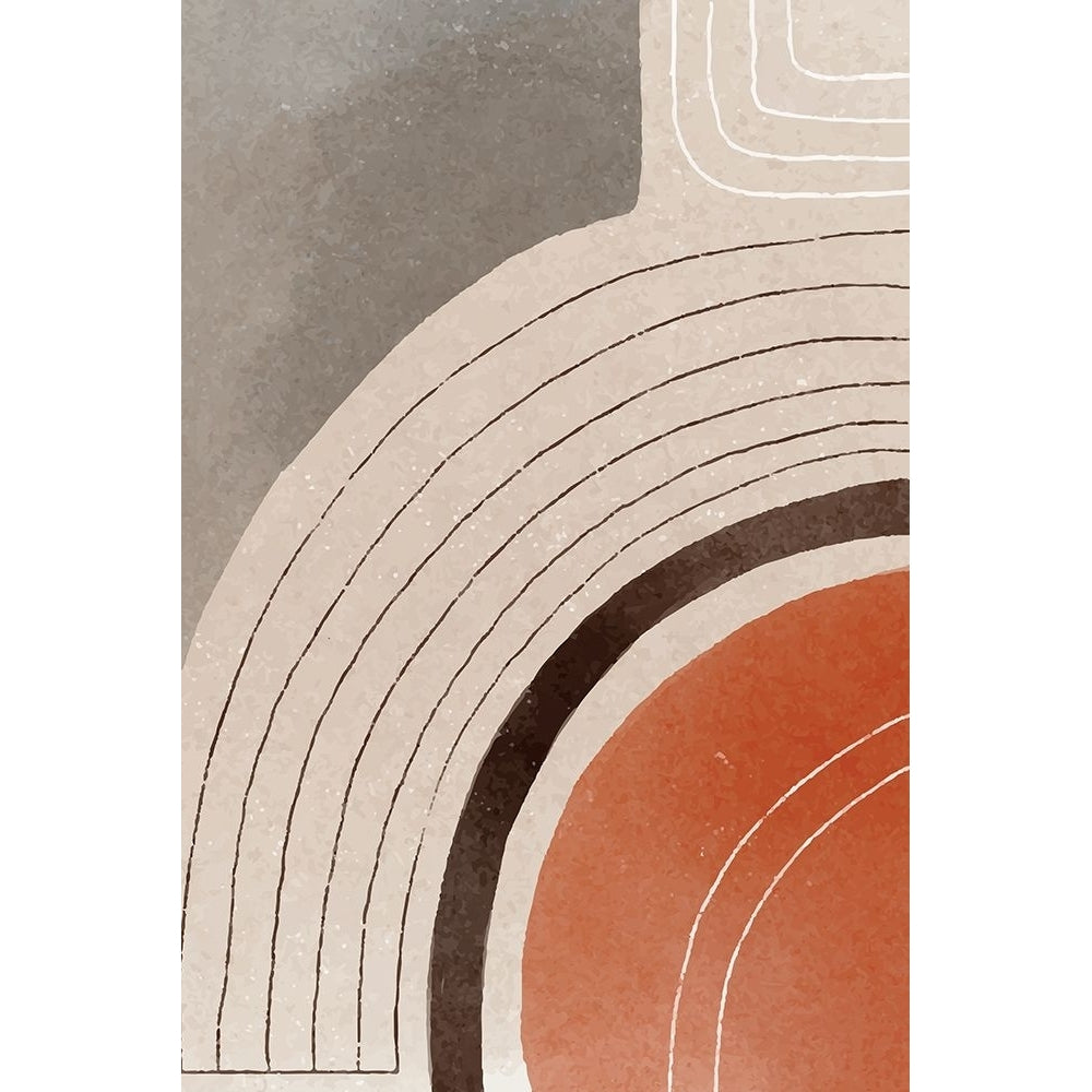 Orange Minimal Shapes 2 Poster Print - Jay Stanley-VARPDX2500432 Image 1