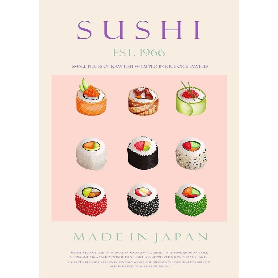 Sushi Est. 1966 Poster Print - Boisen Rikke Londager-VARPDX2501897 Image 1