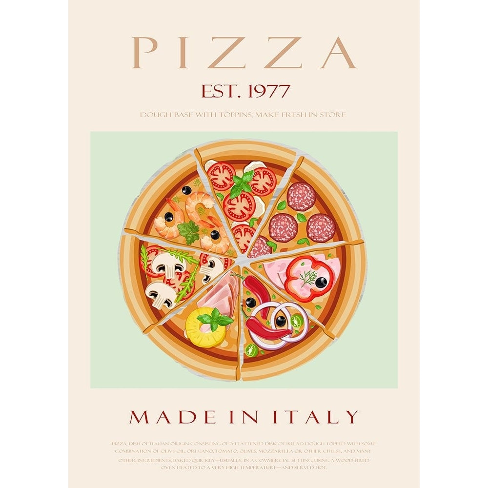 Pizza est. 1977 Poster Print - Boisen Rikke Londager-VARPDX2501893 Image 1