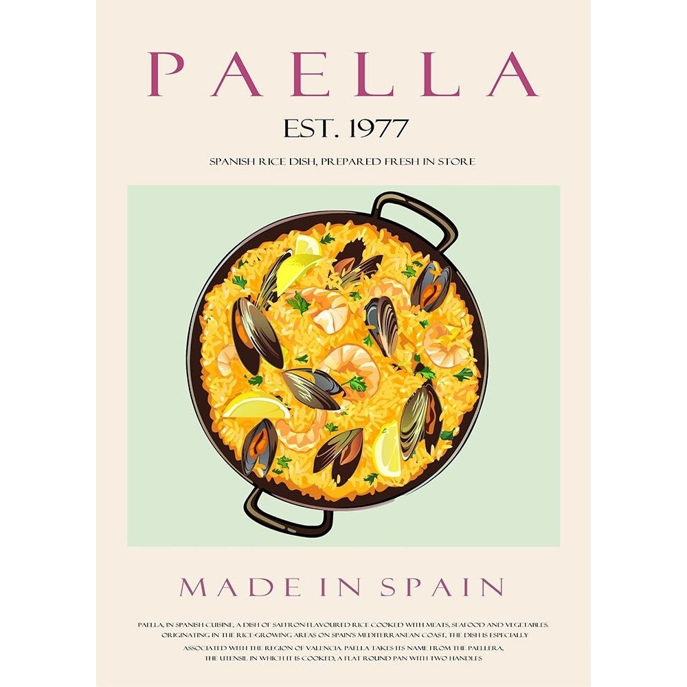 Paella Est. 1977 Poster Print - Boisen Rikke Londager-VARPDX2501899 Image 1