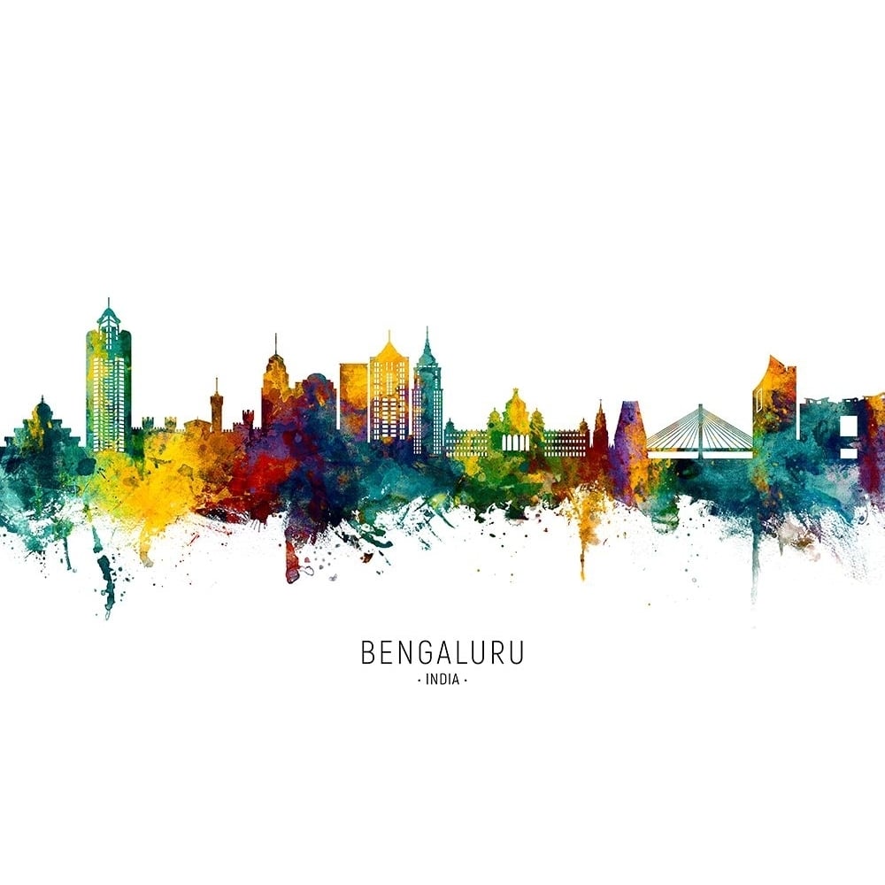 Bengaluru Skyline India Bangalore Poster Print - Michael Tompsett-VARPDX2502472 Image 1