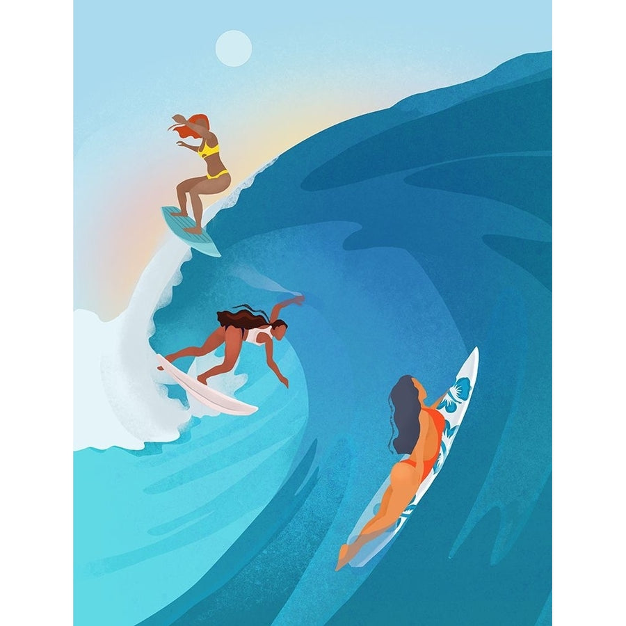 Surfers Poster Print - Petra Lizde-VARPDX2505609 Image 1