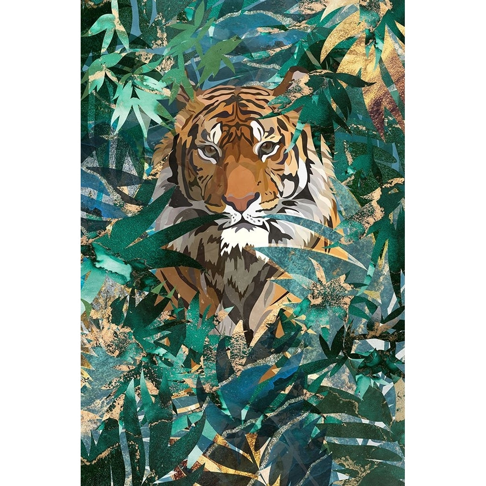 Tiger in the jungle 2 Poster Print - Sarah Manovski-VARPDX2506085 Image 1