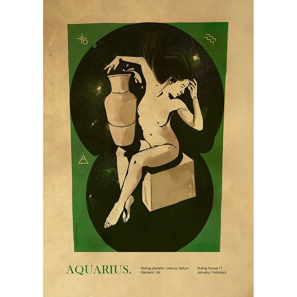 Aquarius print Poster Print - Dionisis Gemos-VARPDX2506581 Image 1