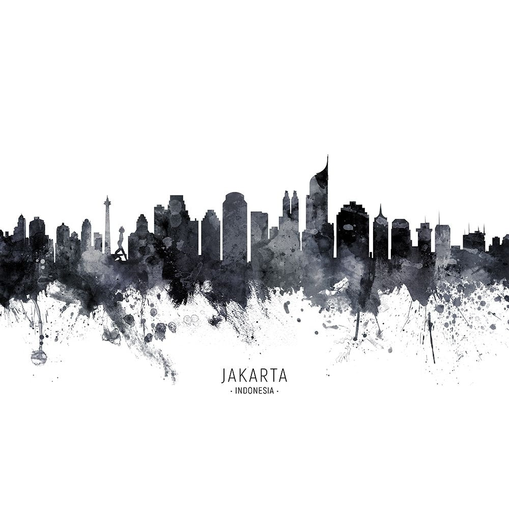 Jakarta Skyline Indonesia Poster Print - Michael Tompsett-VARPDX2507948 Image 1