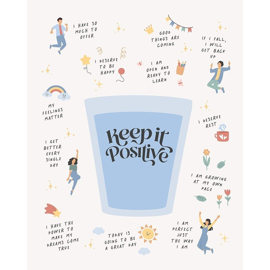 Keeptitpositive Poster Print - Beth Cai-VARPDX2510971 Image 1