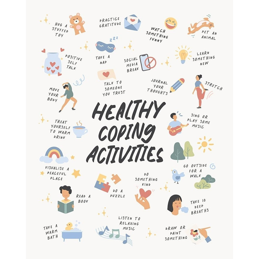 Coping Activities Poster Print - Beth Cai-VARPDX2511022 Image 1