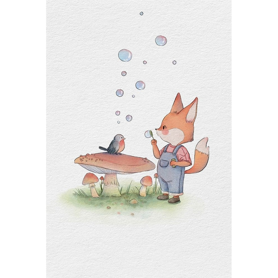 Fox and Bird Illustration 1 Poster Print - Xuan Thai-VARPDX2512464 Image 1