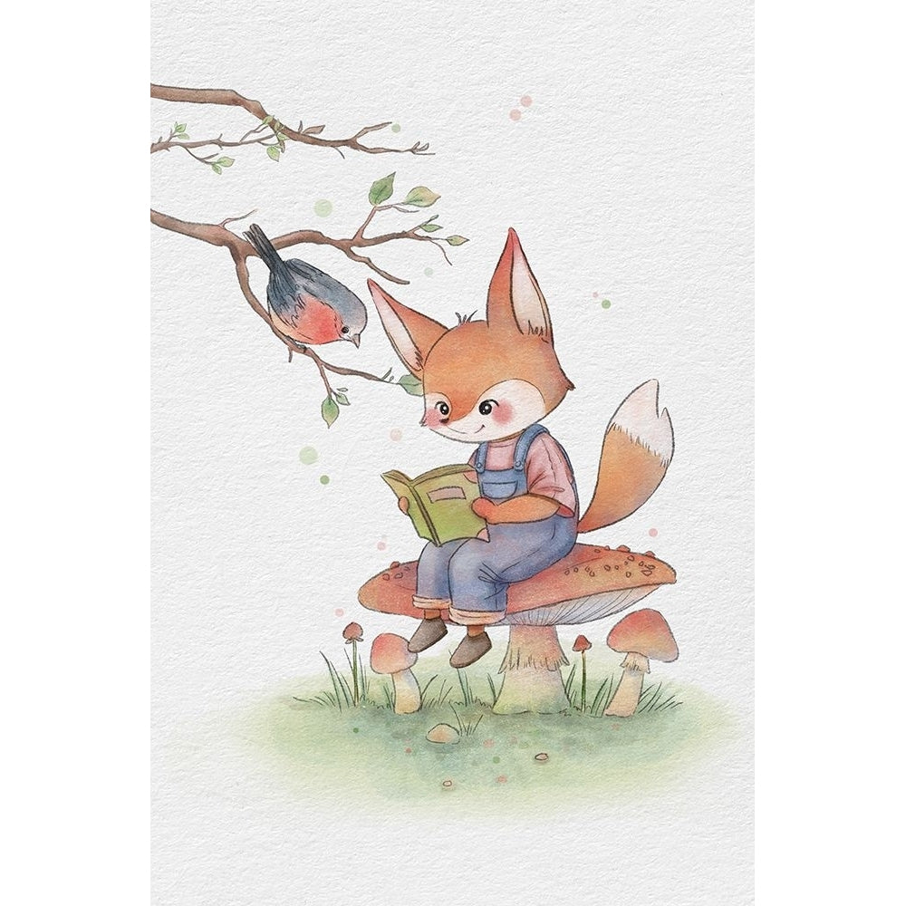 Fox and Bird Illustration 2 Poster Print - Xuan Thai-VARPDX2512466 Image 1