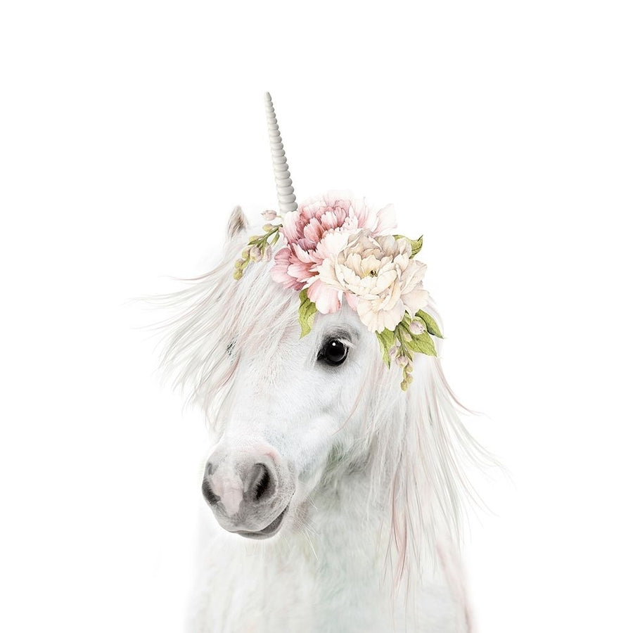 Floral Unicorn Poster Print - Lola Peacock-VARPDX2523084 Image 1