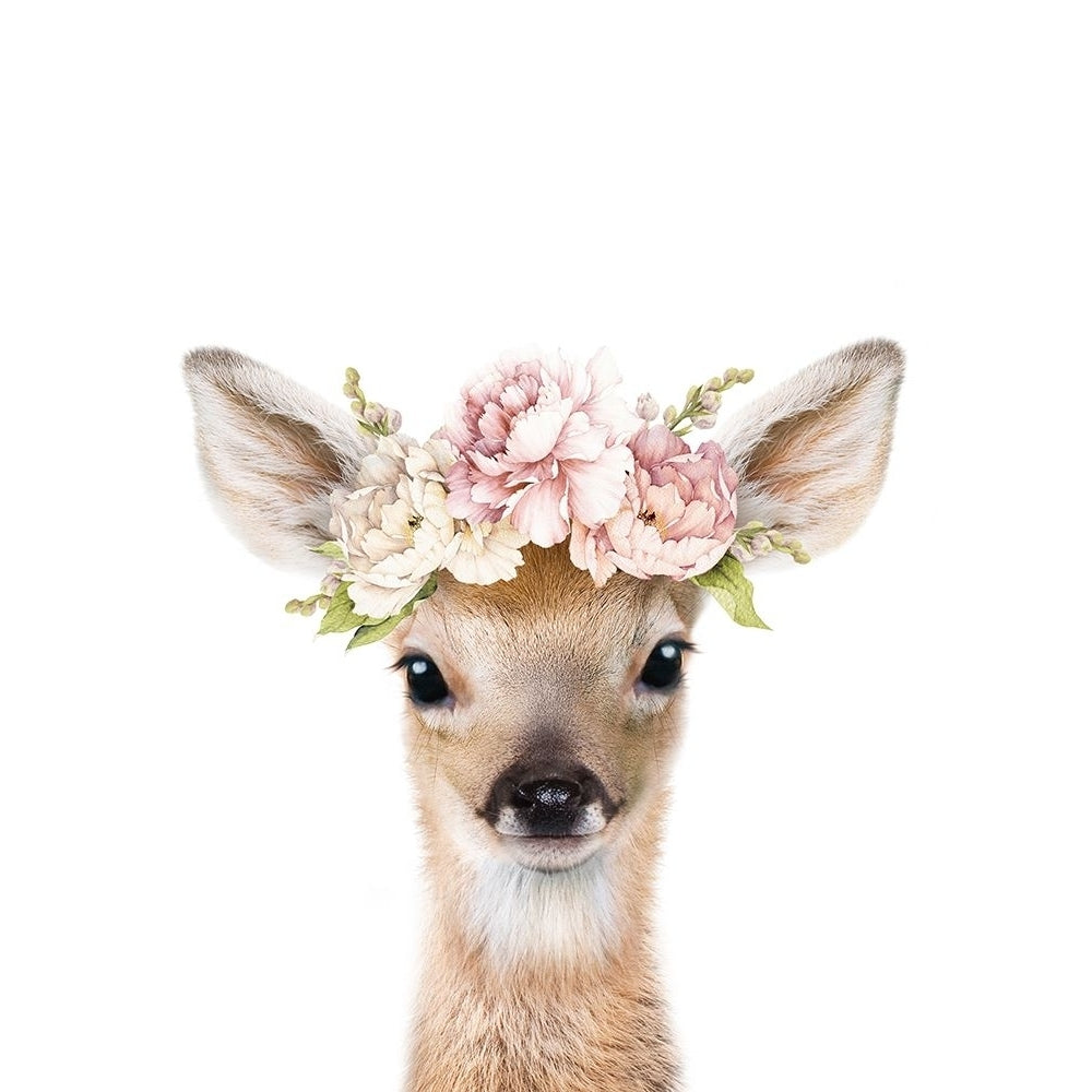 Floral Baby Deer Poster Print - Lola Peacock-VARPDX2523093 Image 1