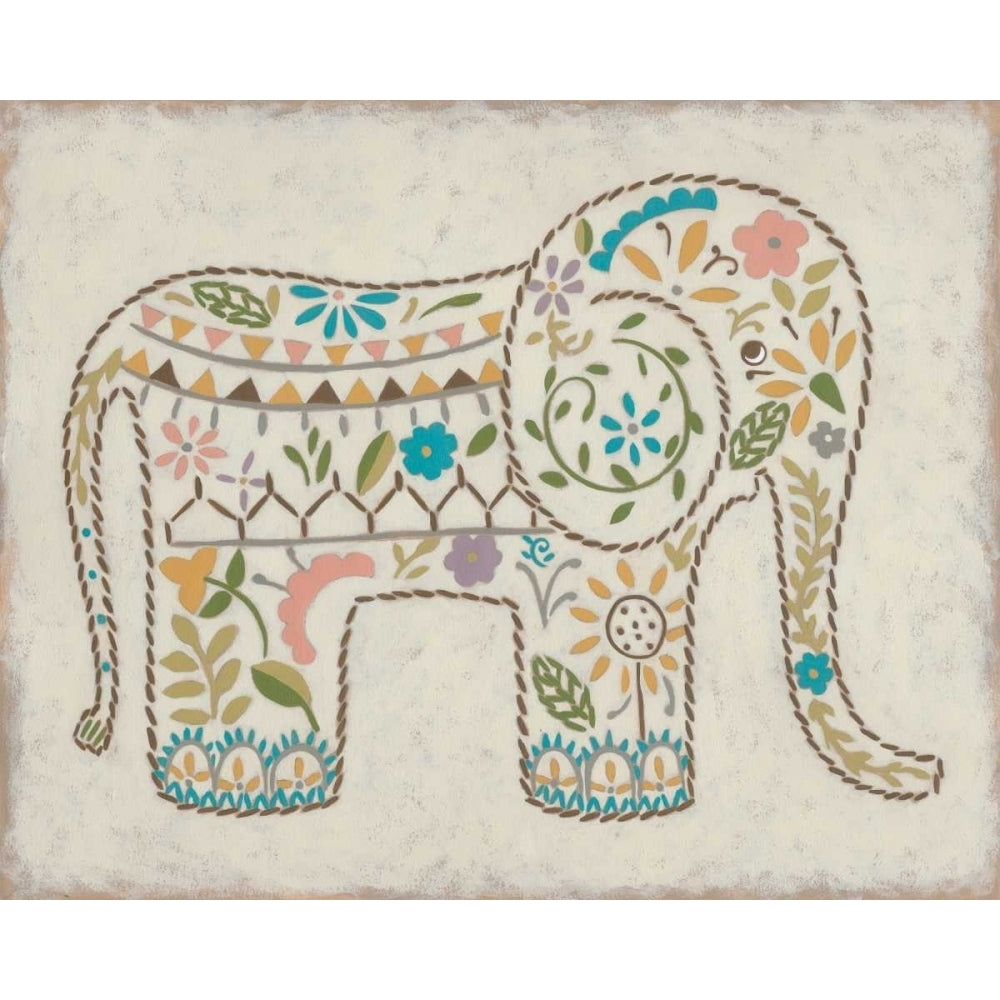 Laurels Elephant I Poster Print - Chariklia Zarris-VARPDX25298D Image 1