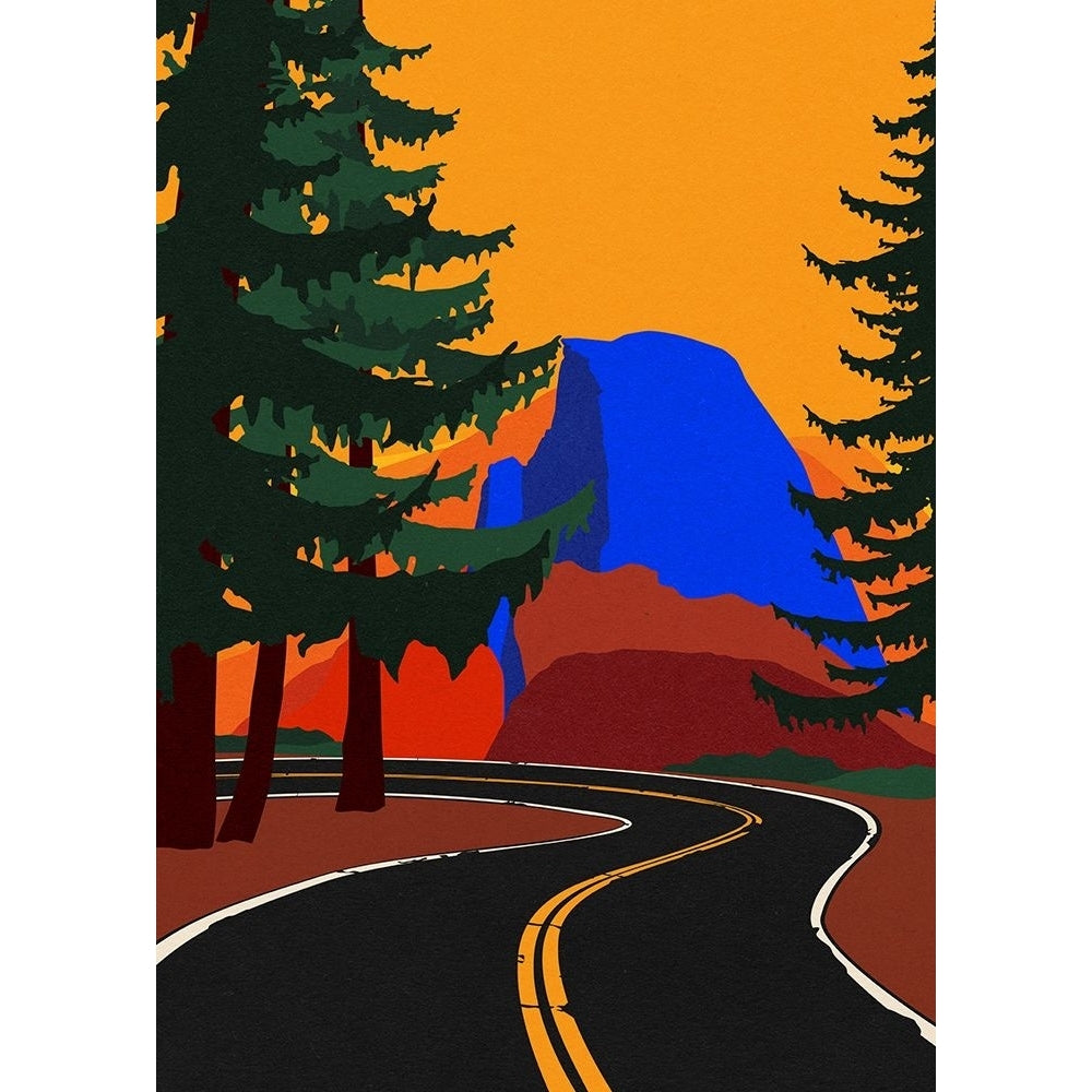 Clacier Road With Half Dome Poster Print - Rosi Feist-VARPDX2530536 Image 1