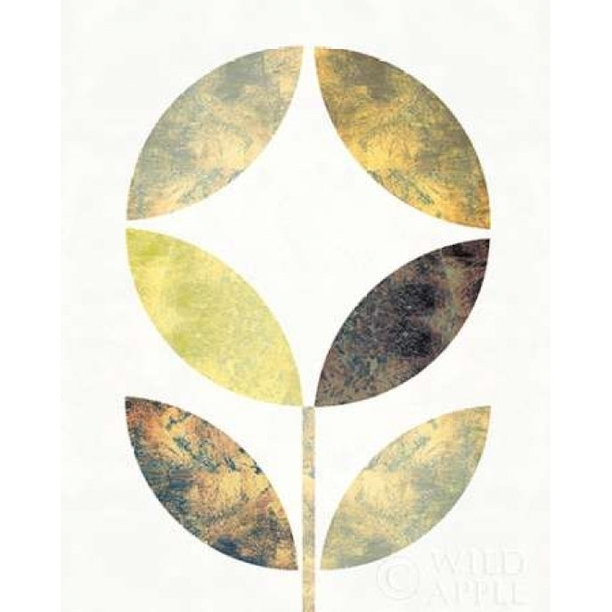 Golden Flower II Poster Print by Michael Mullan-VARPDX25421 Image 1