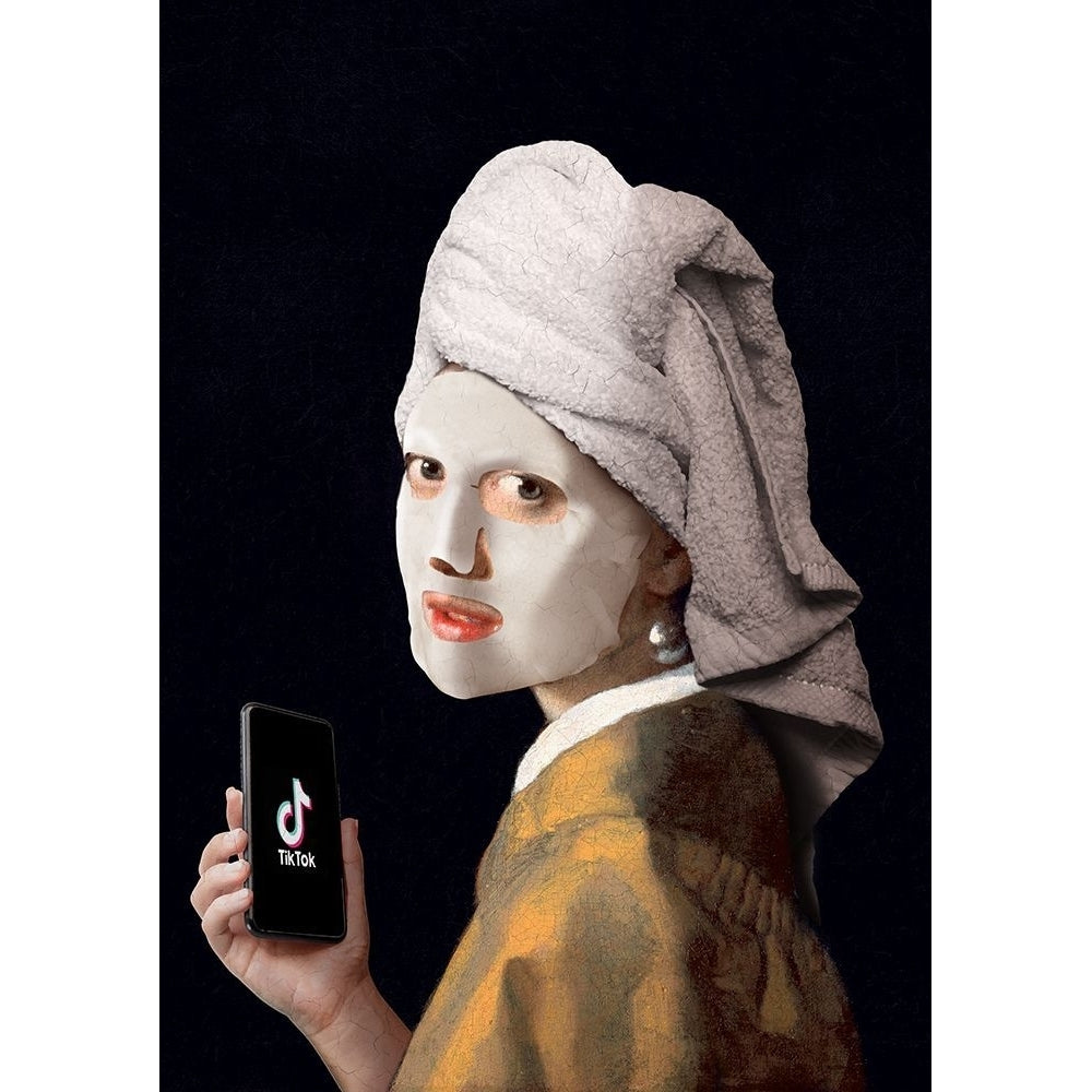 Girl with TikTok Poster Print - Artem Pozdniakov-VARPDX2544968 Image 1