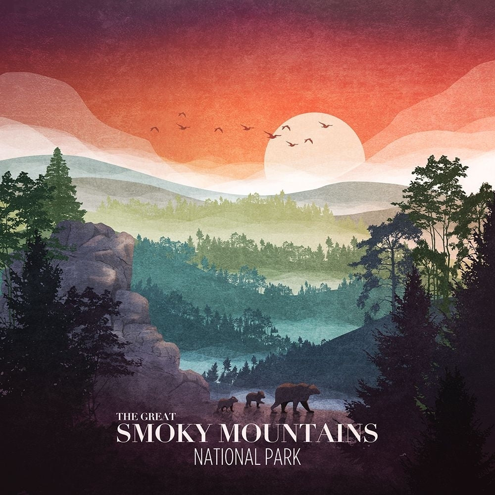 Smoky Mountains Poster Print - Emel Tunaboylu-VARPDX2548771 Image 1