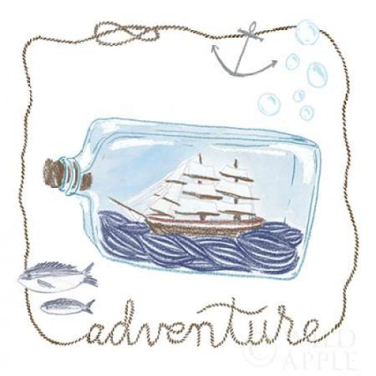 Ship in a Bottle Adventure Poster Print by Sara Zieve Miller-VARPDX25598 Image 1