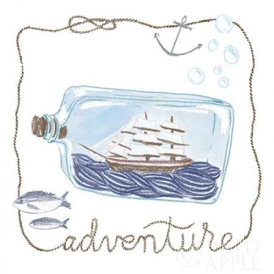 Ship in a Bottle Adventure Poster Print by Sara Zieve Miller-VARPDX25598 Image 2