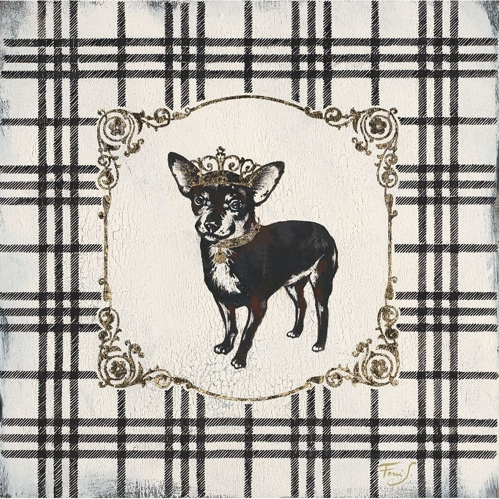 Plaid Chihuahua Poster Print by Stefania Ferri-VARPDX255FER1175 Image 1