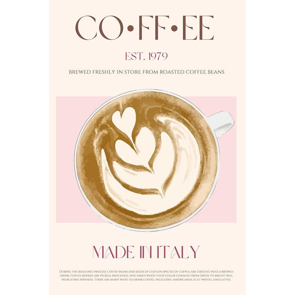 Coffee Print Poster Print - Nazma Khokhar-VARPDX2560150 Image 1