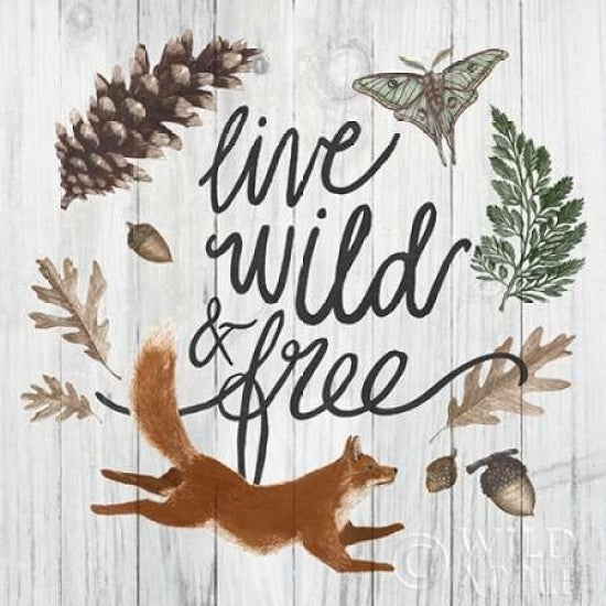 Live Wild and Free Poster Print by Sara Zieve Miller-VARPDX25602 Image 1