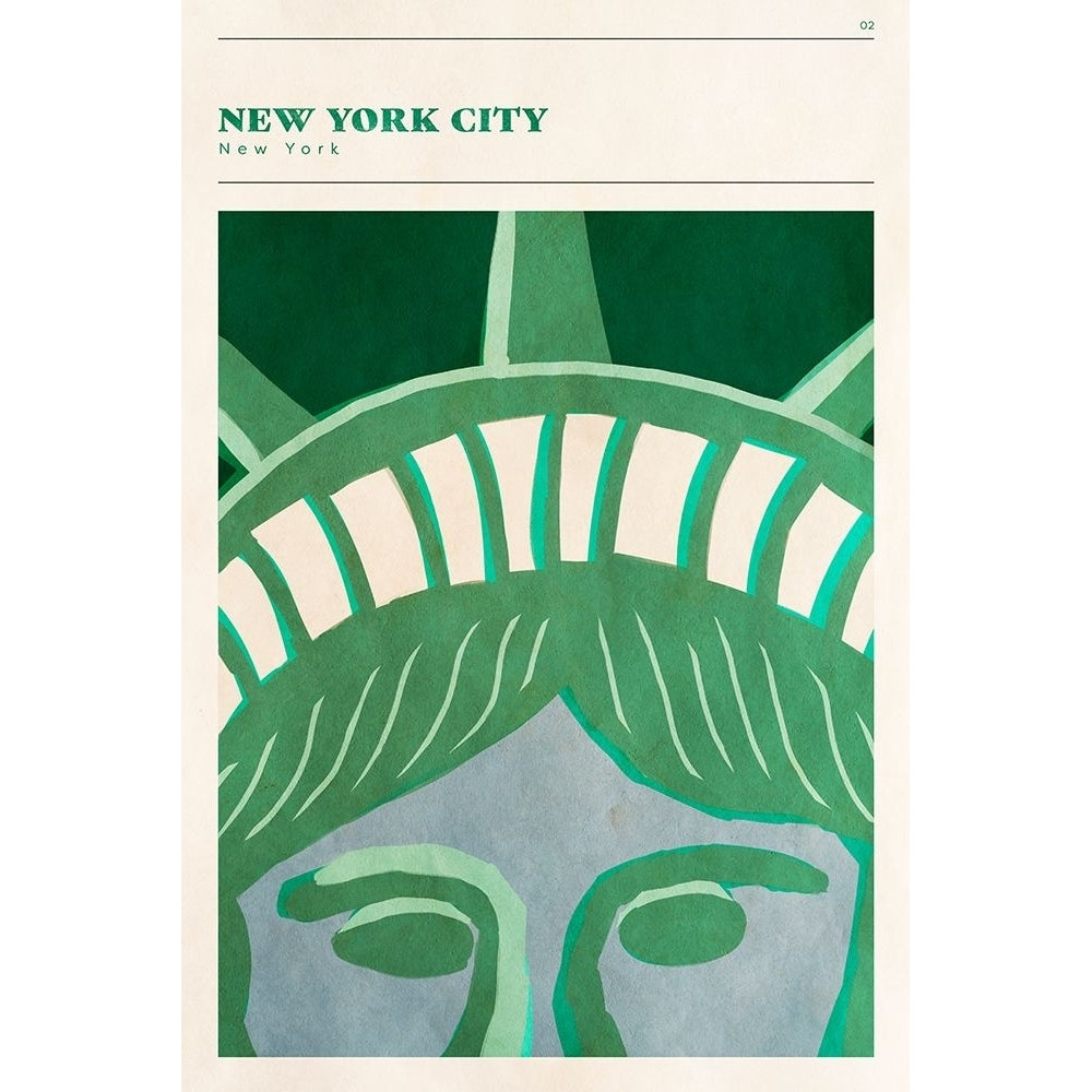 Mid Century City - NYC Poster Print - Art Group Circle-VARPDX2555669 Image 1