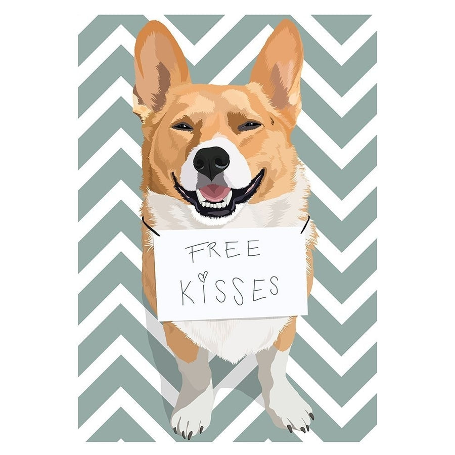 Free Kisses Poster Print - Kammille Bruun-VARPDX2562911 Image 1