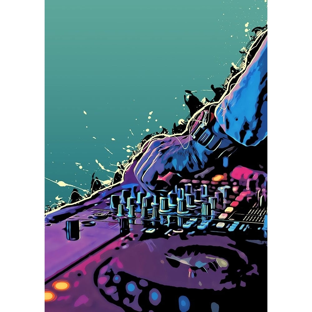 Music Dj Set 1 Poster Print - Justyna Jaszke-VARPDX2587368 Image 1