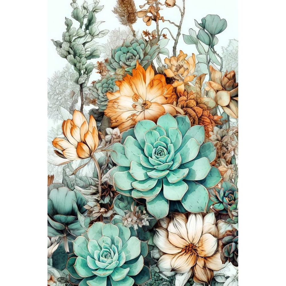 Succulents And Cactus 1 Poster Print - Justyna Jaszke-VARPDX2589414 Image 1