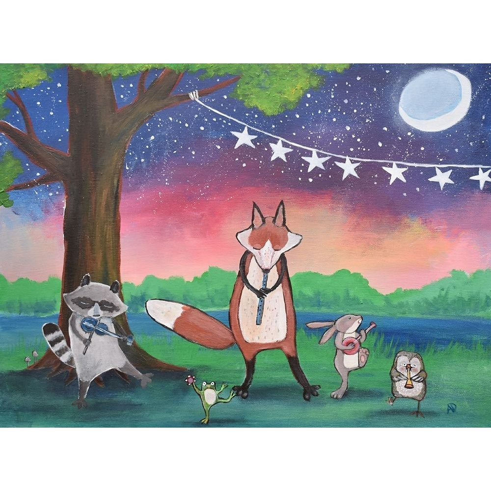 Playing Under The Stars Poster Print - Andrea Doss-VARPDX2593142 Image 1