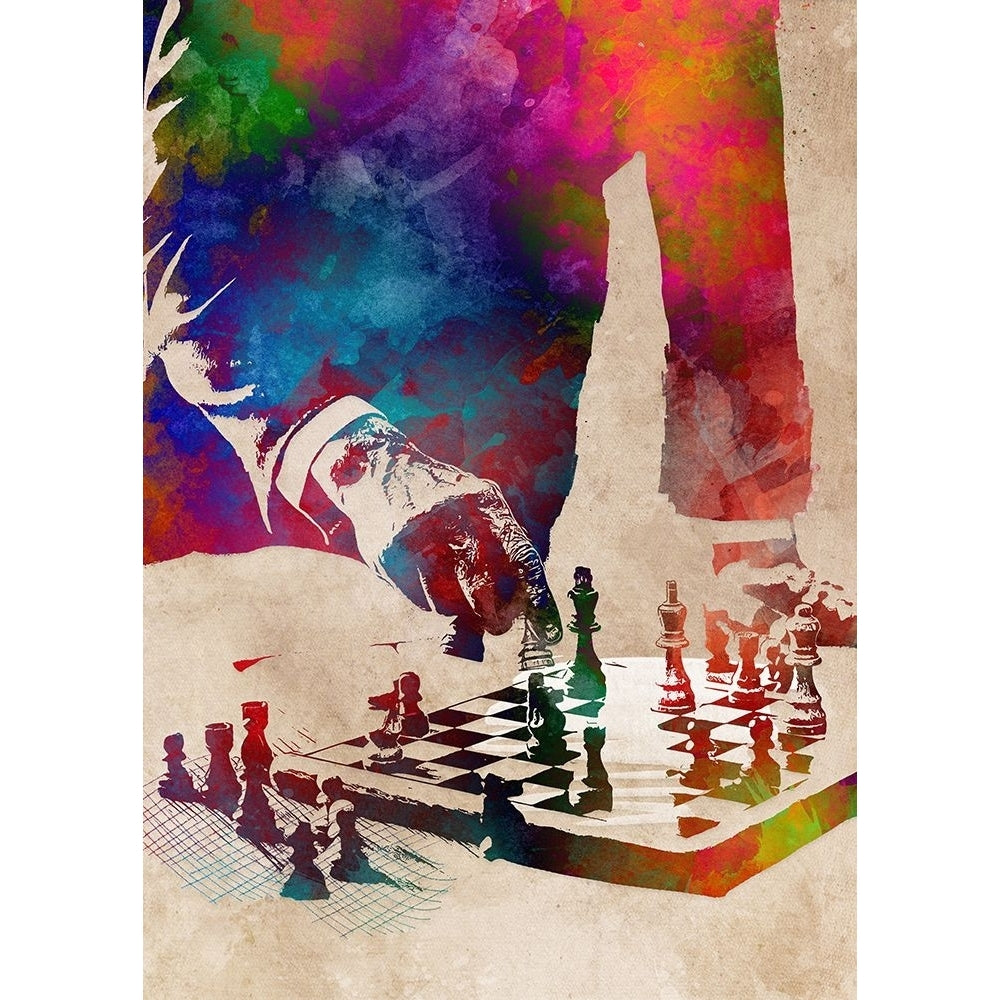 Chess Sport Art 3 Poster Print - Justyna Jaszke-VARPDX2593463 Image 1