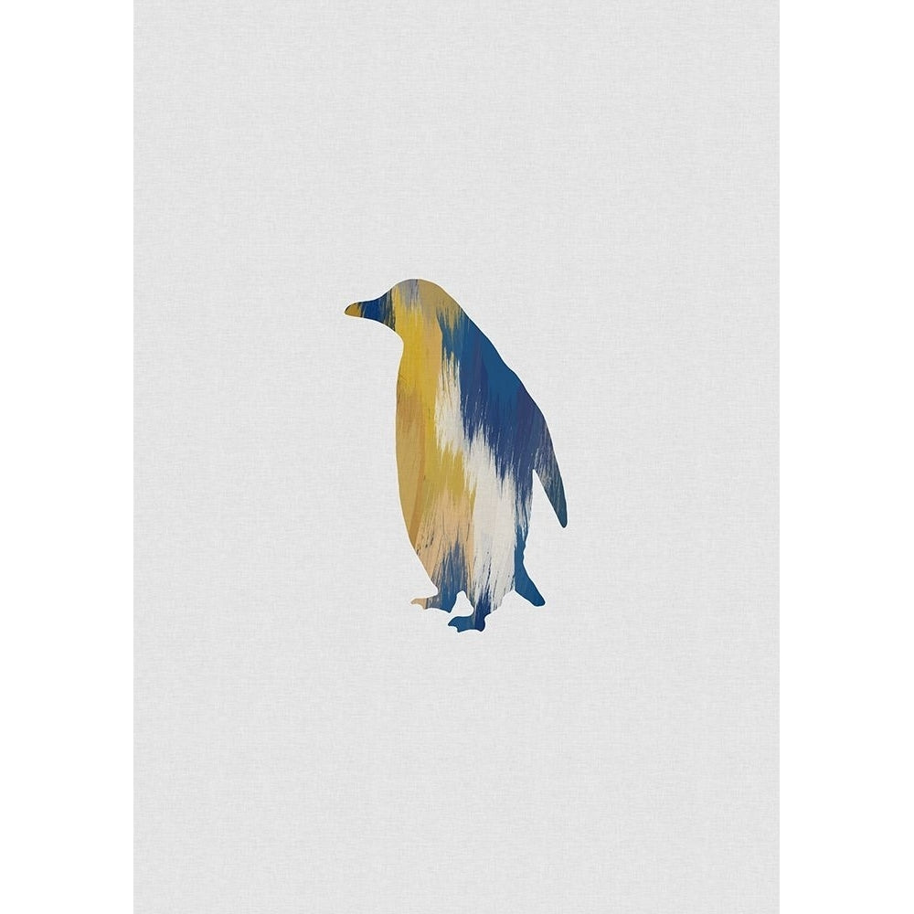 Blue A Yellow Penguin Poster Print - Studio Orara-VARPDX2593812 Image 1