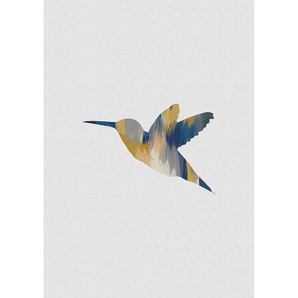 Blue A Yellow Hummingbird I Poster Print - Studio Orara-VARPDX2593807 Image 1