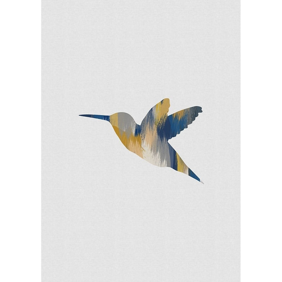 Blue A Yellow Hummingbird I Poster Print - Studio Orara-VARPDX2593807 Image 1