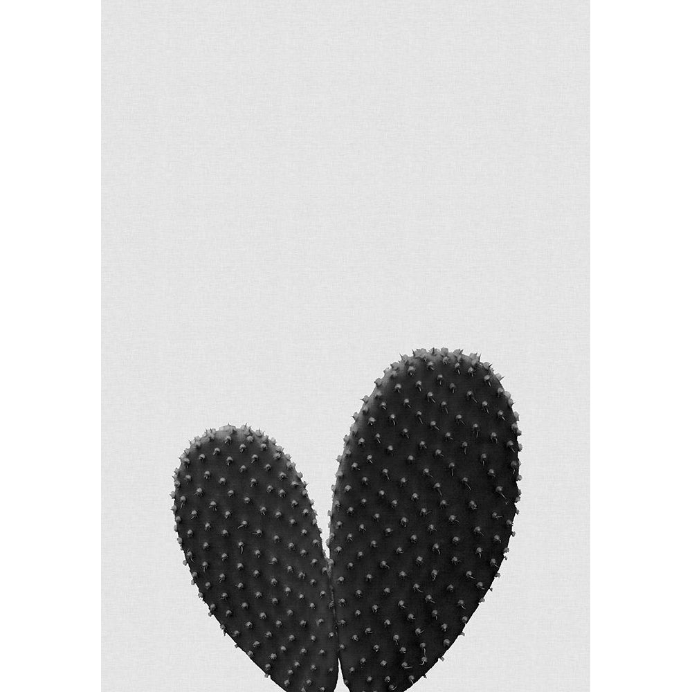 Heart Cactus Black A White Poster Print - Studio Orara-VARPDX2594426 Image 1