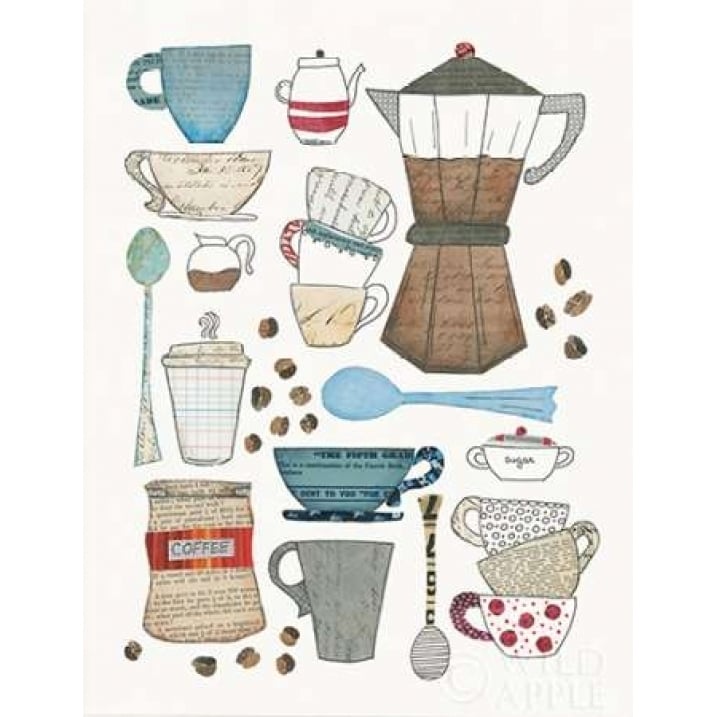 Coffee Chart I v2 Poster Print by Courtney Prahl-VARPDX25961 Image 1