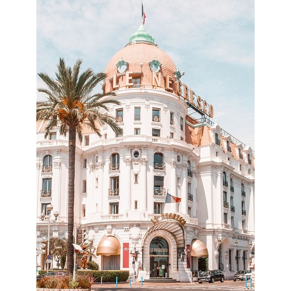 French Riviera Building Poster Print - Digital Art Grace-VARPDX2597193 Image 1