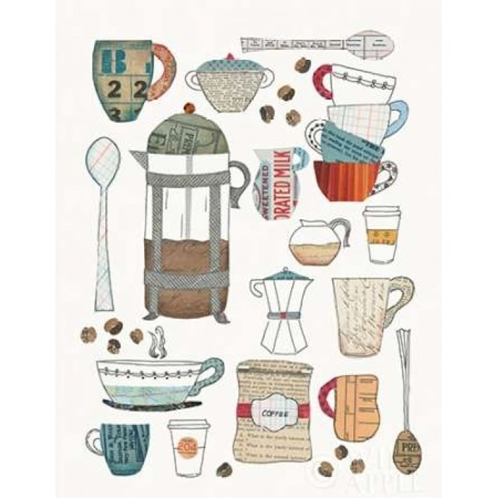 Coffee Chart II v2 Poster Print by Courtney Prahl-VARPDX25962 Image 1