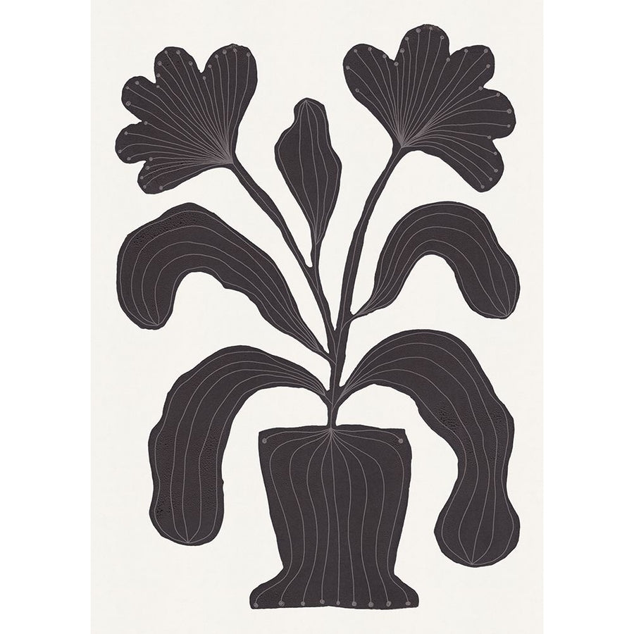 Linocut Flowers 2 Poster Print - Alisa Galitsyna-VARPDX2604630 Image 1