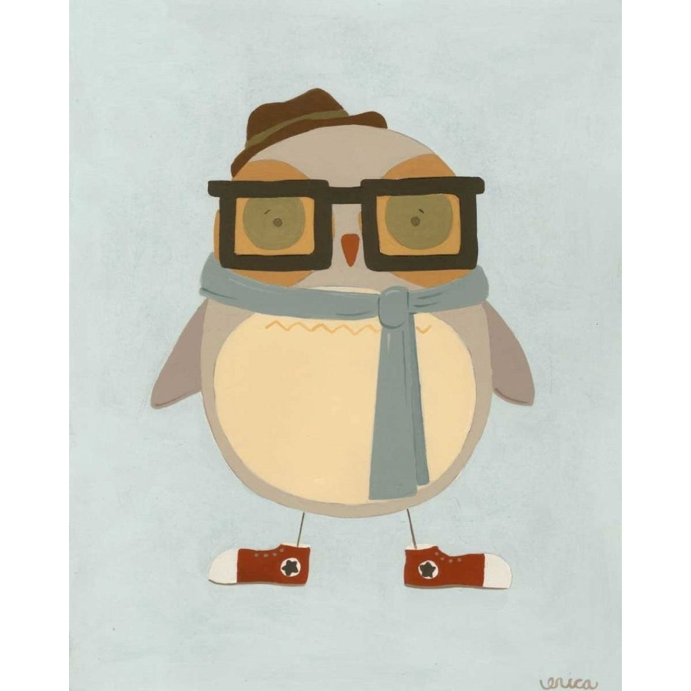 Hipster Owl II Poster Print - June Erica Vess-VARPDX26062D Image 1