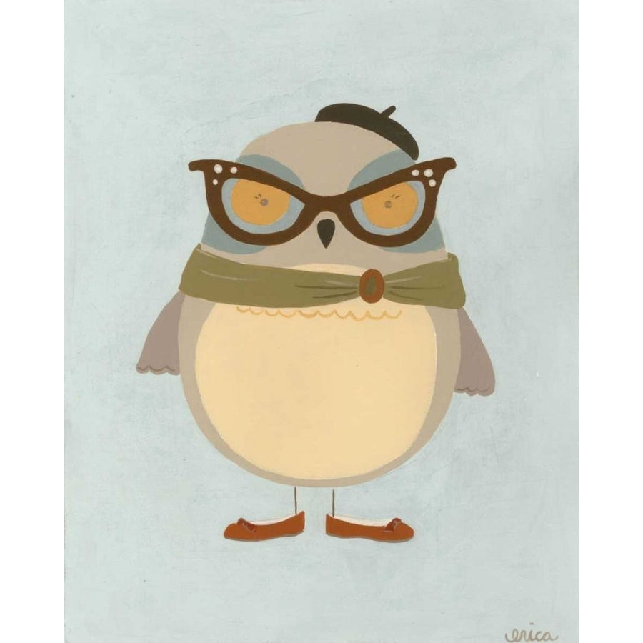 Hipster Owl I Poster Print - June Erica Vess-VARPDX26061D Image 1