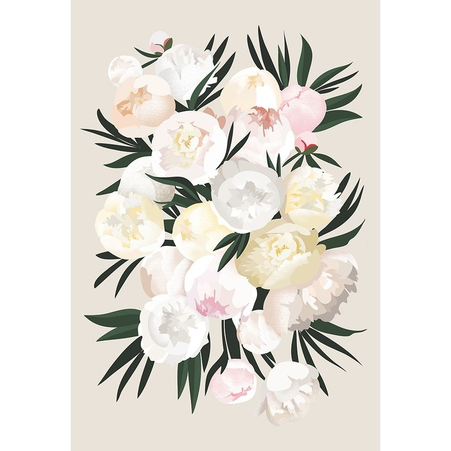 Dara Bouquet In Beige Poster Print - Blursbyai Rosana Laiz-VARPDX2613389 Image 1