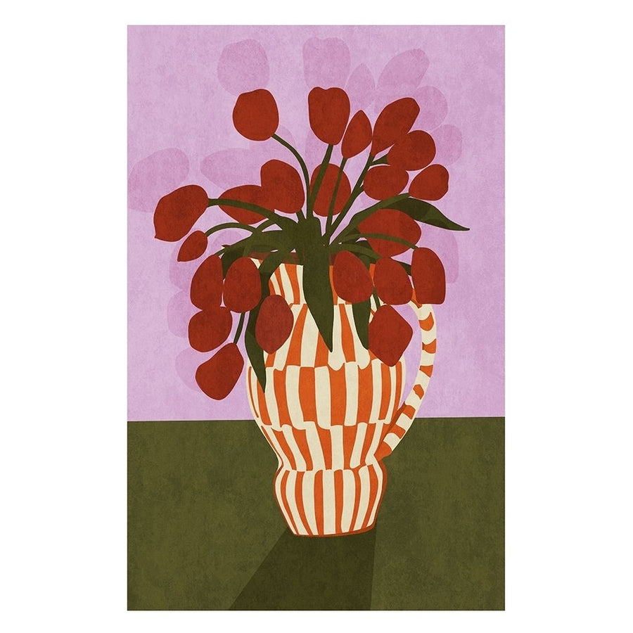 Flower Vase 1Ratio 2X3 Print By Bohonewart Poster Print - Emel Tunaboylu-VARPDX2616991 Image 1